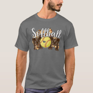 Camiseta Chicas mujeres del Leopardo de béisbol, mariscas d
