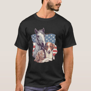 Camiseta Chicas Mujeres Equitación A Caballo  7