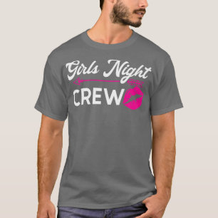 Camiseta Chicas mujeres fiesta de tripulación de noche dama