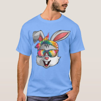 Camiseta Chicas Mujeres Jóvenes Conejitos Cara Tejido Gafas