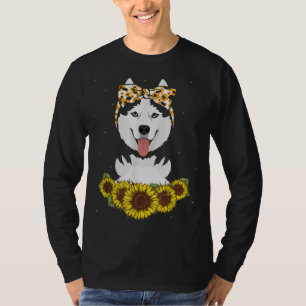 Camiseta Chicas Mujeres Mamá Perro Husky Siberiano Regalo d