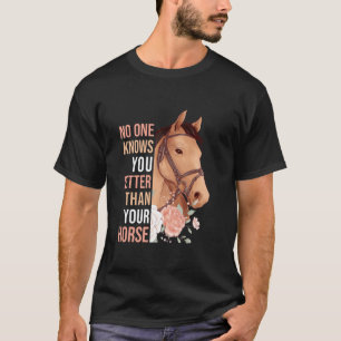Camiseta Chicas Mujeres Montando a Caballo Equitación a Cab