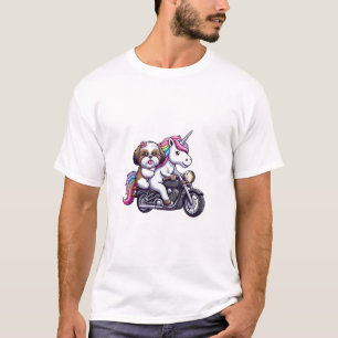 Camiseta Chicas Mujeres Niños Hombres Montando Un Unicornio