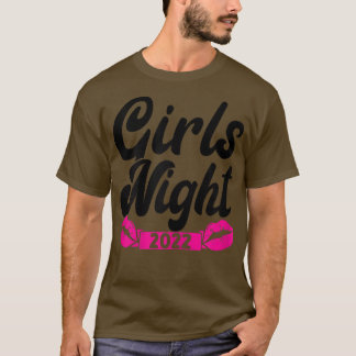 Camiseta Chicas mujeres noche 2022 besar a fiestas damas no