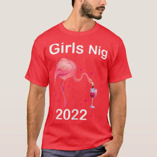Camiseta Chicas mujeres noche 2022 fiestas de flamingo