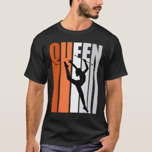 Camiseta Chicas Naranja Gimnasia Rítmica Reina Princesa Bd