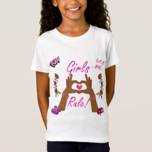 Camiseta Chicas negros arriba del tanque de reglas