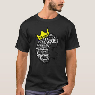 Camiseta Chicas negros eminentemente negros en ciencia movi