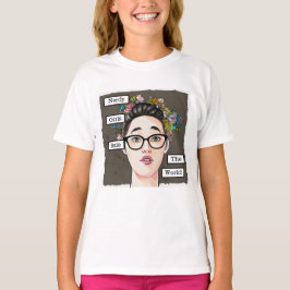 Camiseta Chicas nerviosos dominan el mundo