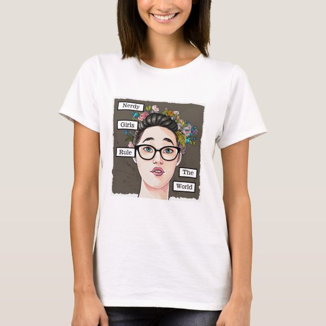 Camiseta Chicas nerviosos dominan el mundo (Anverso)