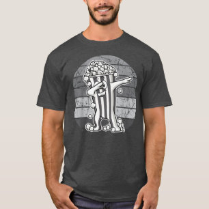 Camiseta Chicas Niños Película de Popcorn NIght, Dabbing Po