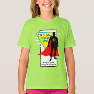 Camiseta Chicas Novedad graciosa SÚPPERMAN Gráfico DE COMID