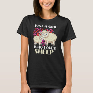 Camiseta Chicas Ovejas Lover Mujeres Agricultoras De Animal