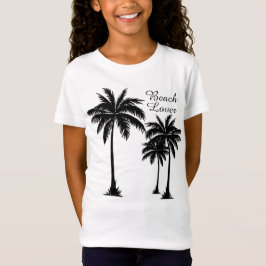 Camiseta Chicas Palm Tree Beach Lover Tropical