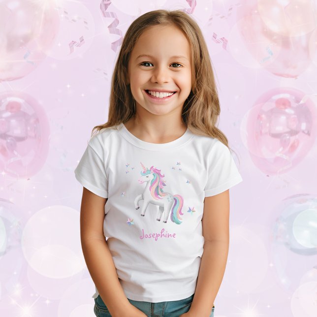 Camiseta Chicas Pastel Cute Magical Unicornio (Mockup View)
