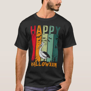 Camiseta Chicas Pelícano Chicos Estilo Retro Cena de Hallow