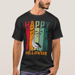 Camiseta Chicas Pelícanos Niños Estilo Retro Cena Halloween