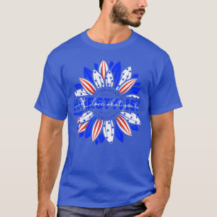 Camiseta Chicas peluqueros adoran lo que hace la bandera es