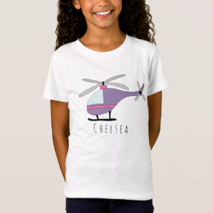 Camiseta Chicas personalizados Guay Helicóptero Avión y n