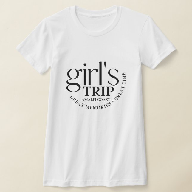 Camiseta Chicas personalizados Viaje Grupo de Viajes de Gra (Distribución)