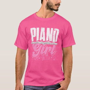 Camiseta Chicas Pianistas Tocando Piano Mujeres Música Clás