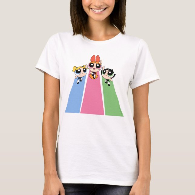 Camiseta Chicas poderosos vuelan alto (Anverso)
