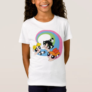 Camiseta Chicas poderosos vuelan por el cielo