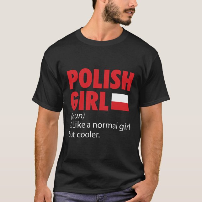 Camiseta Chicas polacos| Regalos de viaje de vacaciones de  (Anverso)