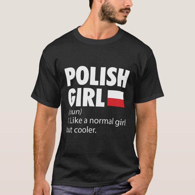 Camiseta Chicas polacos| Regalos de viaje de vacaciones de  (Anverso)