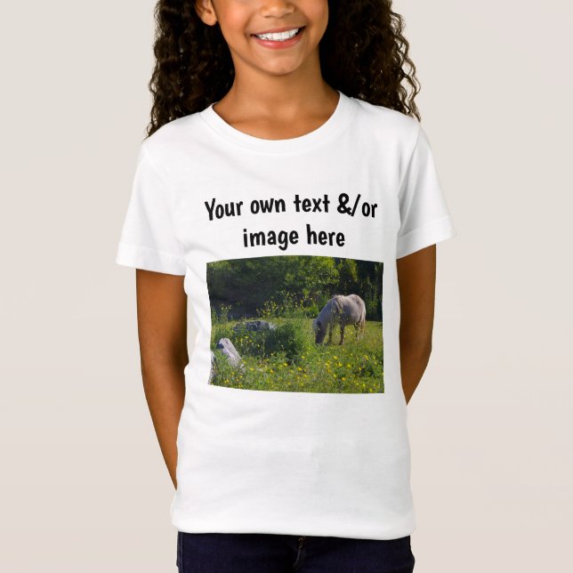 Camiseta Chicas pony o palabras propias, imagen propia (Anverso)