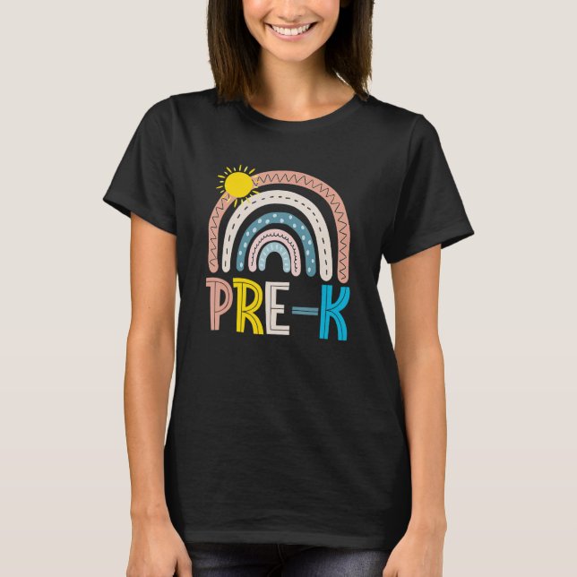 Camiseta Chicas pre K Grado Arcoiris pre K Boys Te (Anverso)