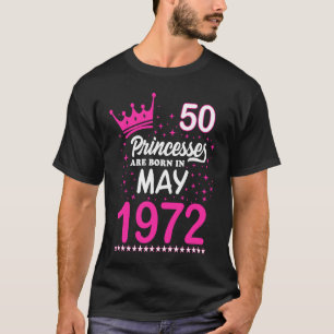 Camiseta Chicas princesas rosadas Mujer Chica 50 cumpleaños
