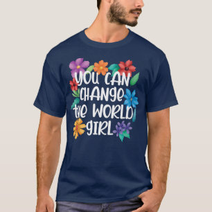 Camiseta Chicas pueden cambiar la emancipación del feminism
