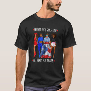 Camiseta Chicas puertorriqueñas preparadas para el caos