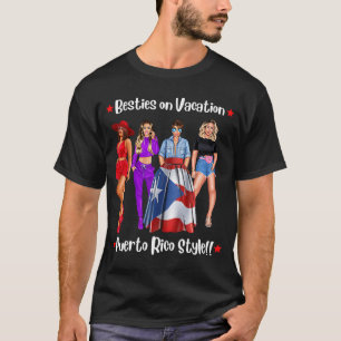 Camiseta Chicas puertorriqueños viajan con sorpresa en fin 