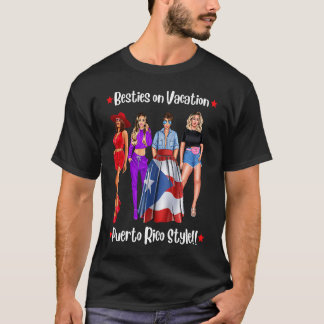 Camiseta Chicas puertorriqueños viajan con sorpresa en fin