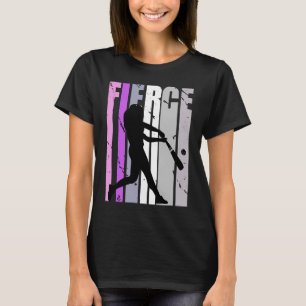 Camiseta Chicas Purple Baseball Fierce Birthday Software Co