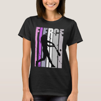 Camiseta Chicas Purple Baseball Fierce Birthday Software Co
