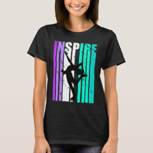Camiseta Chicas Purple Inspire Hice Skyline Birthday Motiva