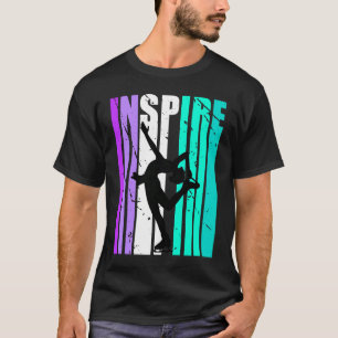 Camiseta Chicas Purple Inspire Hice Skyline Birthday Motiva