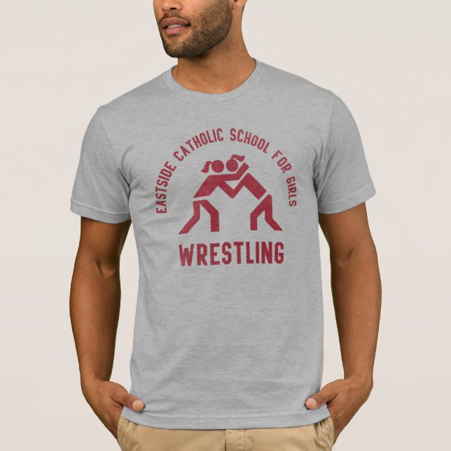 Camiseta Chicas que luchan el pelotón (Anverso)