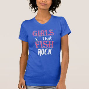 Camiseta CHICAS que PESCAN al pescador de la pesca del
