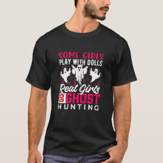 Camiseta Chicas Reales Van a Cazar Fantasmas Divertido Hall