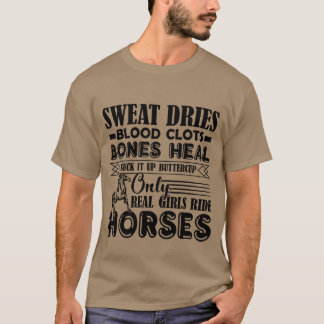 Camiseta Chicas reales viajan chica de caballos