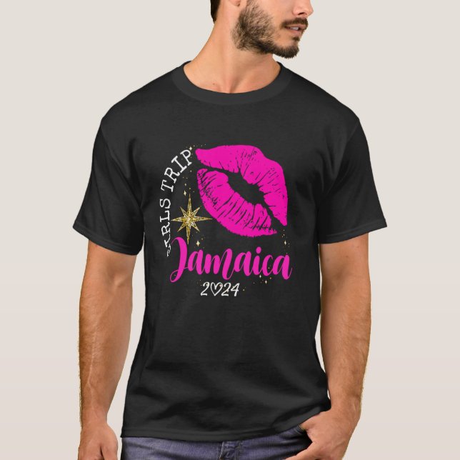 Camiseta Chicas recorren Jamaica 2024 Beach Womens Vacation (Anverso)
