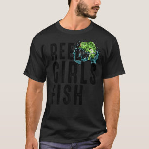 Camiseta Chicas Reel Fish Bass Fishshing woman Mom Grand