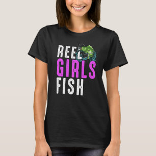Camiseta Chicas Reel Fish Bass Fishshing woman Mom Grand