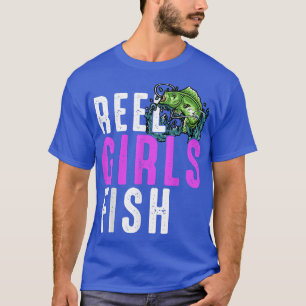 Camiseta Chicas Reel Fish Bass Fishshing woman Mom Grand