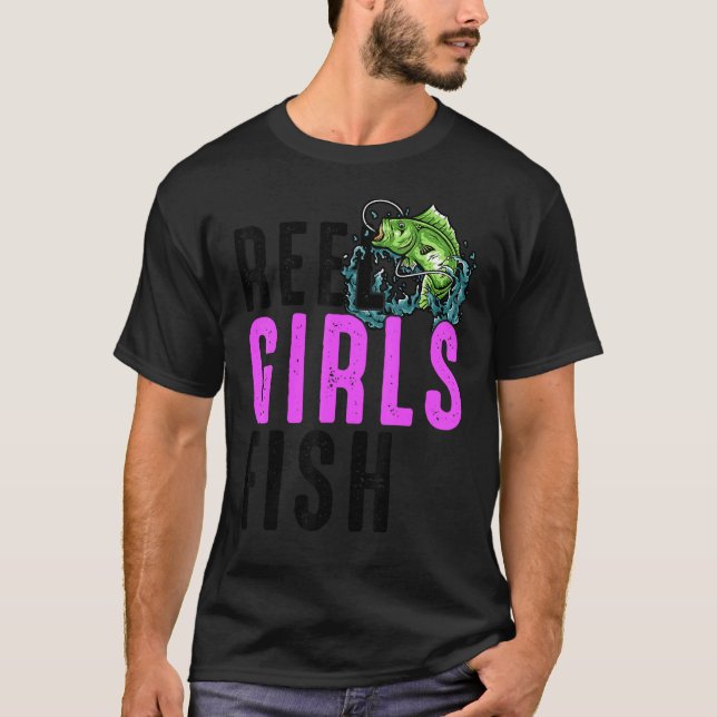 Camiseta Chicas Reel Fish Bass Fishshing woman Mom Grand (Anverso)