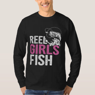 Camiseta Chicas Reel Pescador Pescador De Bass Pescador Mom